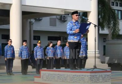 Wabup Jakaria Pimpin Upacara Peringatan HUT Korpri ke- 52 di Lingkungan Pemda Malinau